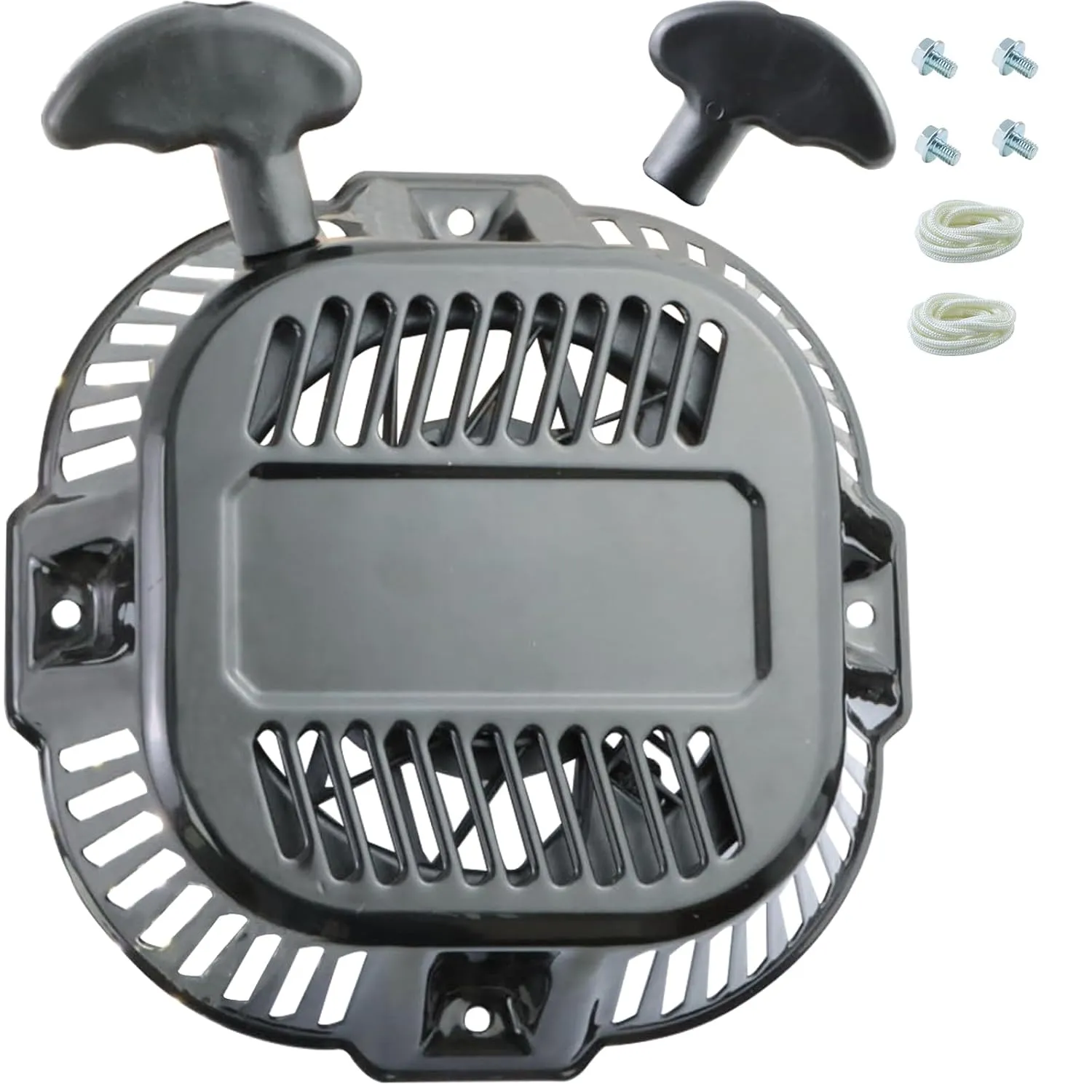 0J08073SRV Compatible with Generac Pull Start Assembly 389cc 420cc 459cc Engine GP5500 GP6500 GP7500E GP8000E Generator Recoil Starter Replacement Part 0J0813ASRV for Pressure Washer Parts