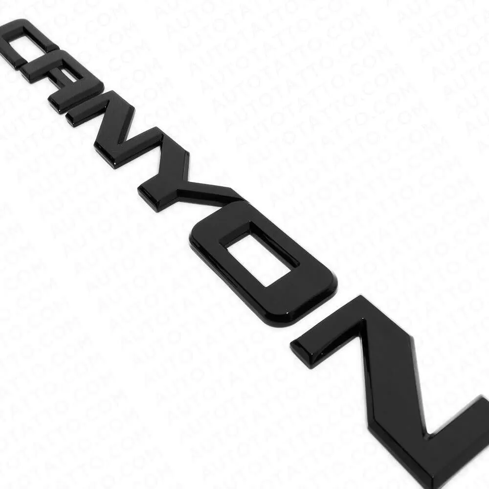1Pc Canyon Emblem Front Side Door Rear Liftgate Tailgate Nameplate Logo 3D Badge Sticker 22900425 Decorate Replacement for Canyon (Gloss Black)
