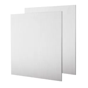 2 Pack 6061 T6 Aluminum Sheet Metal 6 x 6 x 0.236 (1/4) Inch Flat Plain Plate Panel Aluminum Sheet Plate Finely Polished and Deburred, 6mm Thick