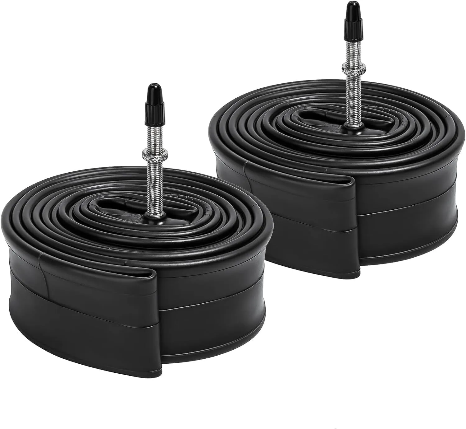 2-PCS 700x35C/38C/40C/42C/43C Bike Tubes AV32/AV48/FV48/FV60mm Schrader/Presta Valve 35/43-622 Inner Tube 700C Bicycle Tubes for 700 x 35C 700x38C 700x40C 700x42C 700x43C Bike Tire Tubes