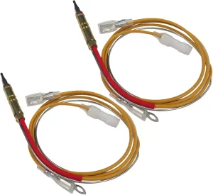 2Pcs Propane Tank Top Heater Thermocoupler 2304885, F237349, Fasten Type Thermocouple Safety Assembly Kit, Compatible for Mr Heater, for Dura Heat, for COSTWAY, for Remington, for ProCom