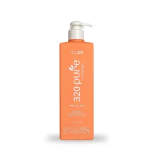 320Pure Smoothie Leave In Conditioner 16oz Pump Bottle, Sulfate Free, Color Safe & Lightweight Formula, Deep Repair Moisturizing Detangler for Frizzy, Curly, Thick, Wavy, Dry & Damaged Hair