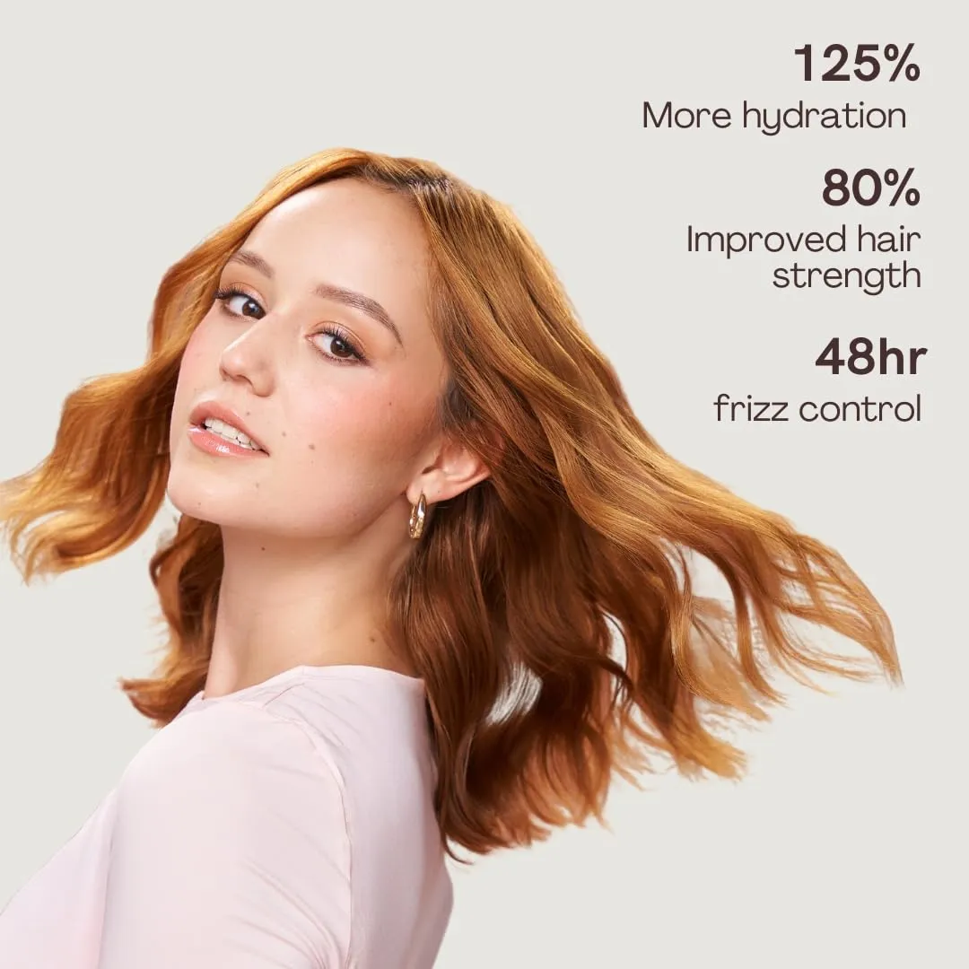 320Pure Smoothie Leave In Conditioner 8oz Pump Bottle, Sulfate Free, Color Safe & Lightweight Formula, Deep Repair Moisturizing Detangler for Frizzy, Curly, Thick, Wavy, Dry & Damaged Hair