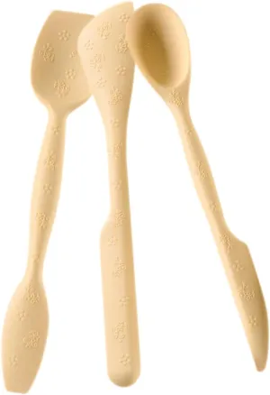 3pcs Silicone Baking Spatula Ergonomic Butter Jam and Cake Cream Scrapers for Easy Mixing and Spreading for Home Bakery and Restaurant Use
