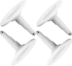 5/6 Inch LED Can Lights Adjustable Recessed Retrofit Downlight,12W=60W,3000K Warm White,800LM,Dimmable,ETL Damp Rated Replacement Recessed Lighting Install, Flat Trim, E26 Base,4-Pack