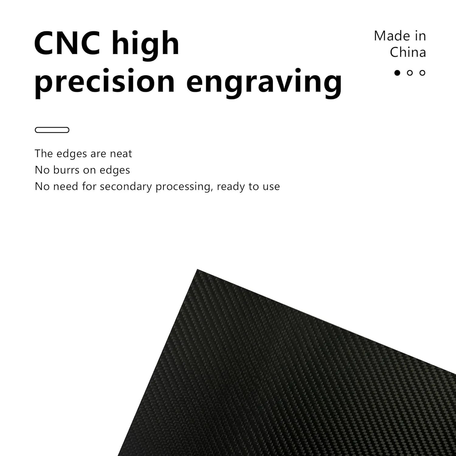 600X500X0.5MM 1.0MM 1.5MM 2.0MM 2.5MM 3.0MM 3.5MM 4.0MM 4.5MM 5.0MM 6.0MM 7.0MM 8.0MM 10.0MM Carbon Fiber Sheets 100% 3K Carbon Fiber Laminate Plate Twill Weave Panel Sheet (1, 600 * 500 * 2.0)