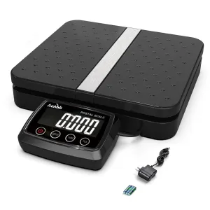 66 Pound Digital Shipping Postal Scale, Black, Including Product Manual and Adapter, Suitable for Warehouses, Homes, Office Spaces, and Courier Companies