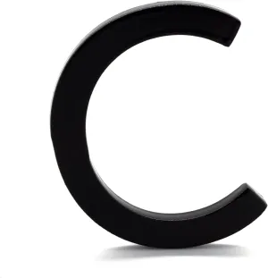 8 Inch Modern House Letters (A-Z) - Floating or Flush Mount Address - More Colors to Choose From - Precision Cut Aluminum - Easy to Install