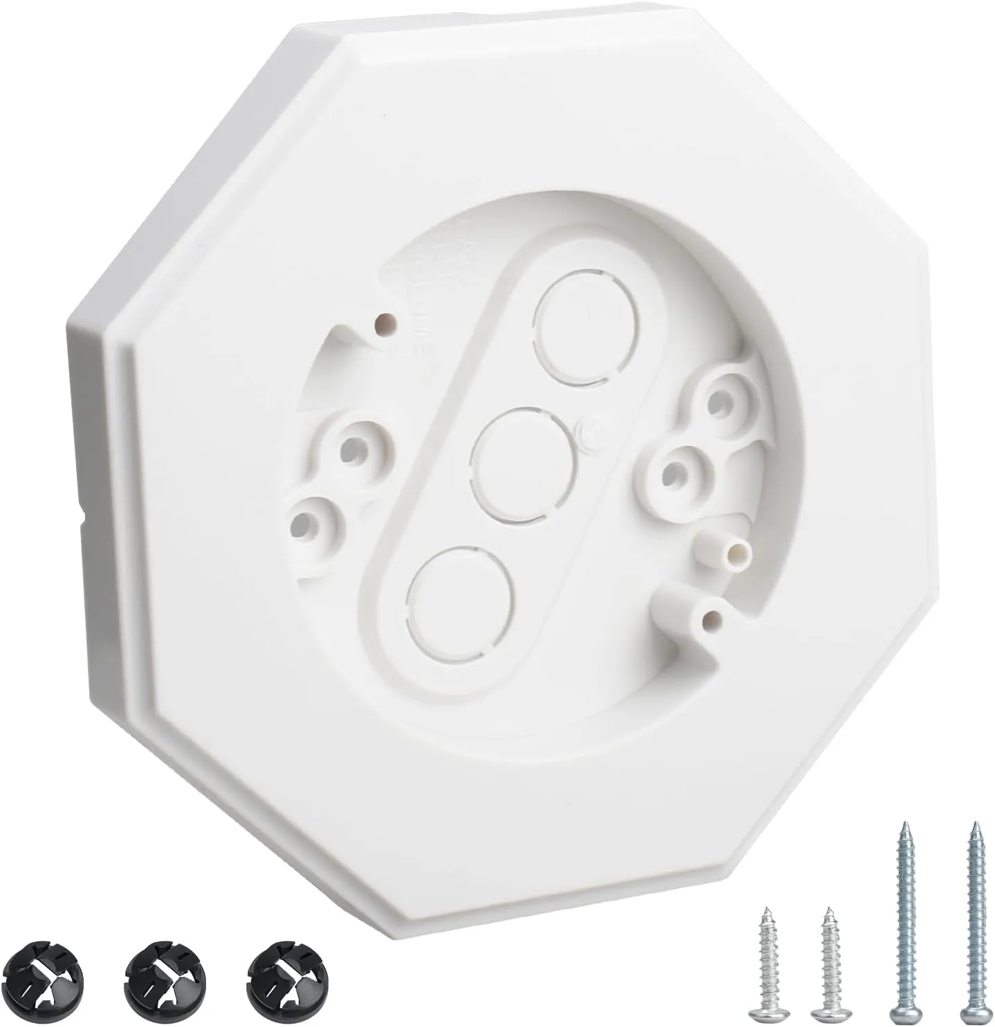 8161-1 Vertical Siding Lamp Octagon Mounting Kit with Built-in Electrical Box, 8161 Siding Mounting Plate for T-111, HardiePlank Lap Siding