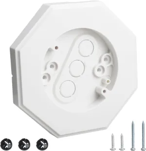 8161-1 Vertical Siding Lamp Octagon Mounting Kit with Built-in Electrical Box, 8161 Siding Mounting Plate for T-111, HardiePlank Lap Siding