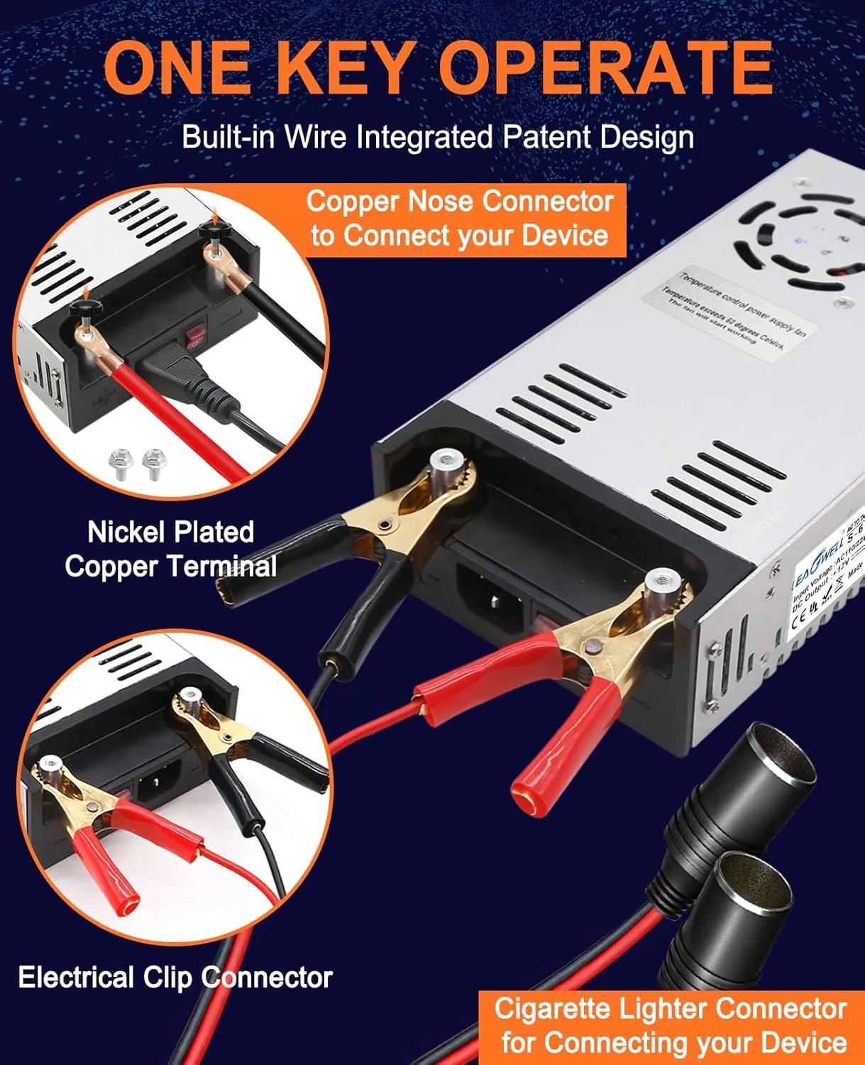 AC to DC Converter 12V Power Supply,Universal SMPS 120V AC to 12V 50A 600W DC Converter Power Supply Transformer Driver Adapter for RV,Pump,LED Strip, LCD Monitor
