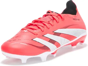 adidas Unisex Predator League Firm Multi Ground Sneaker, Lucid Red/White/Black, 7.5 US Men