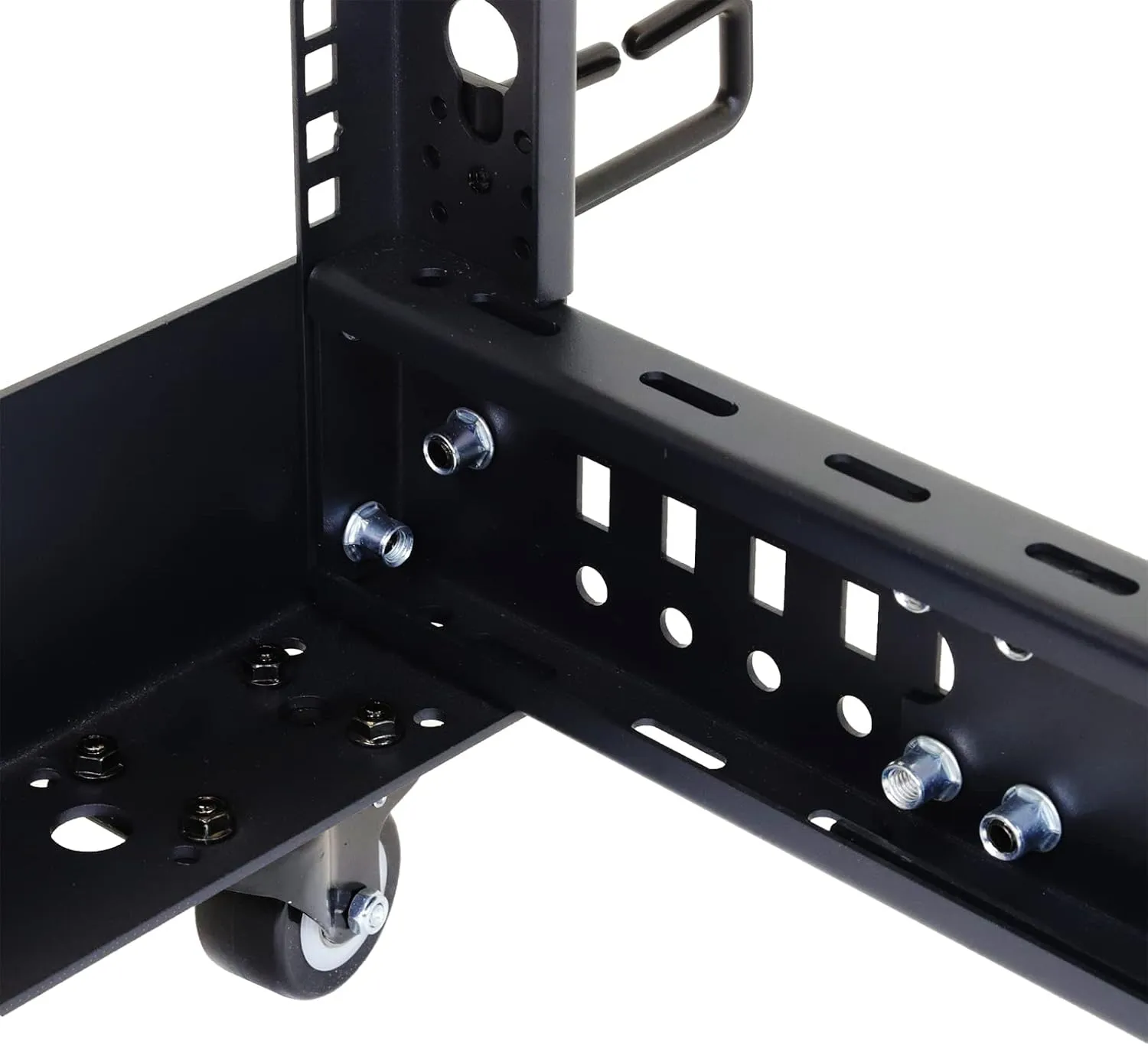 AEONS 27U 4-Post IT Open Frame Server Rack 19 Inch Depth-Adjustable (22" to 40") Network Equipment AV Gear w/Casters and Cable Management