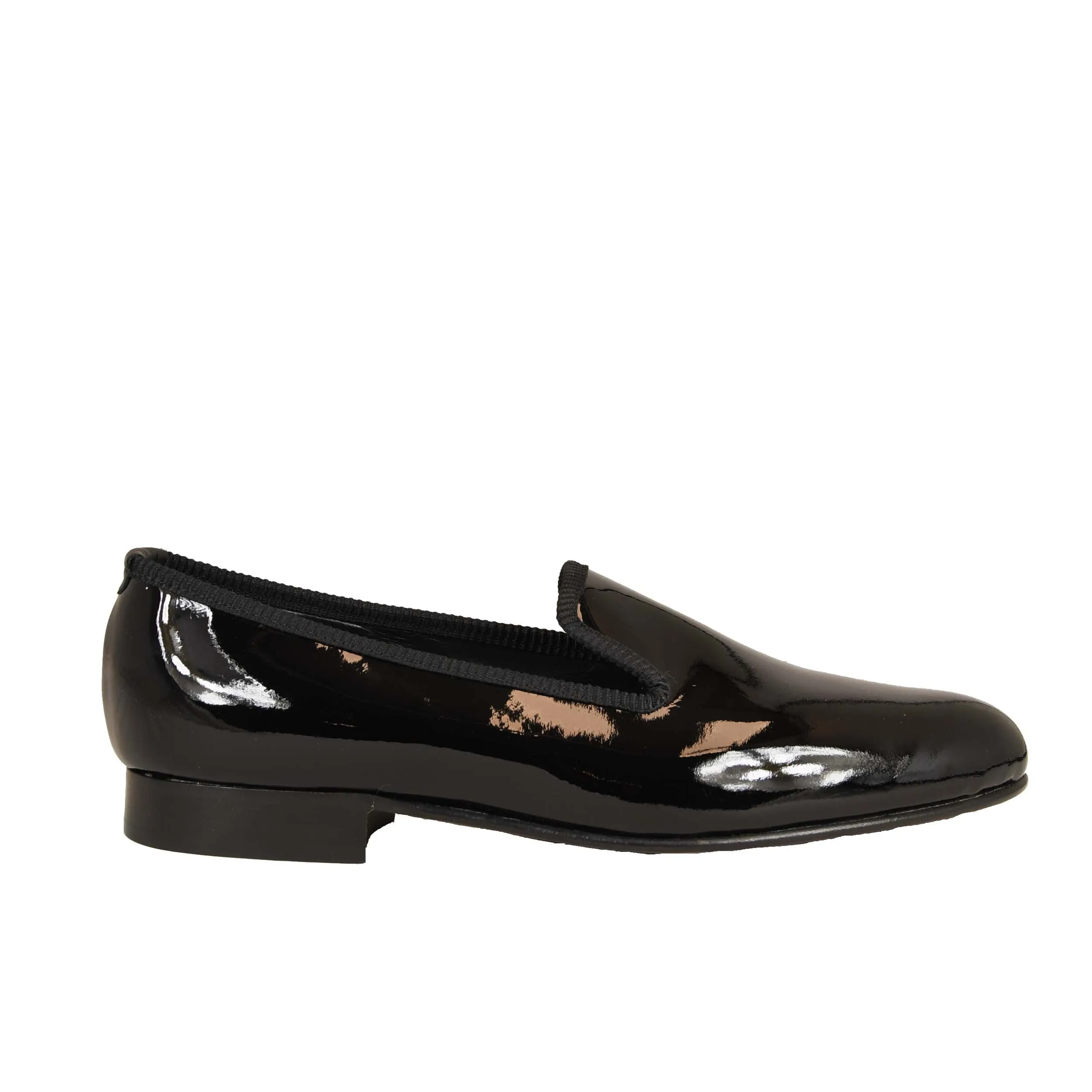 Albert Black Patent Bow in Box, Crockett & Jones