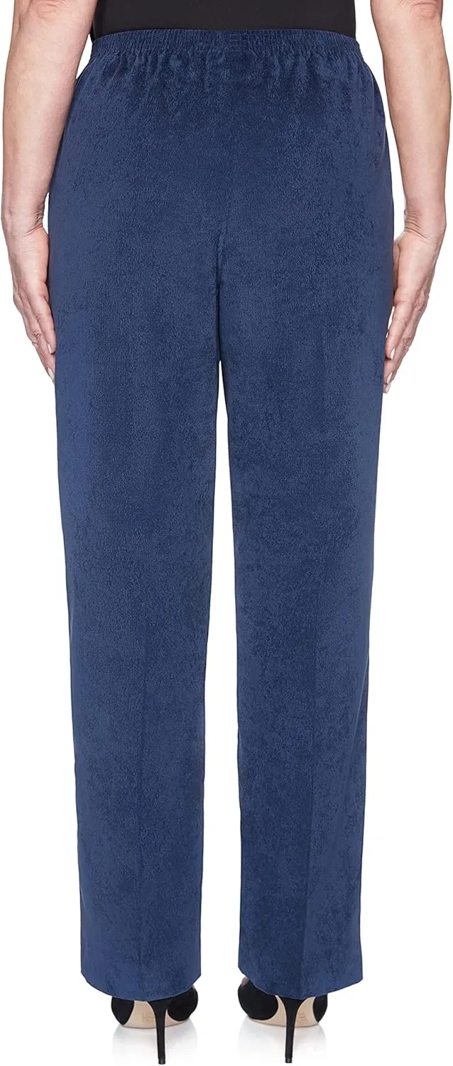Alfred Dunner Petite Women's Classic Corduroy Pull-On Average Length Pant