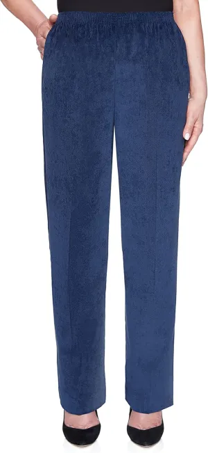 Alfred Dunner Petite Women's Classic Corduroy Pull-On Average Length Pant