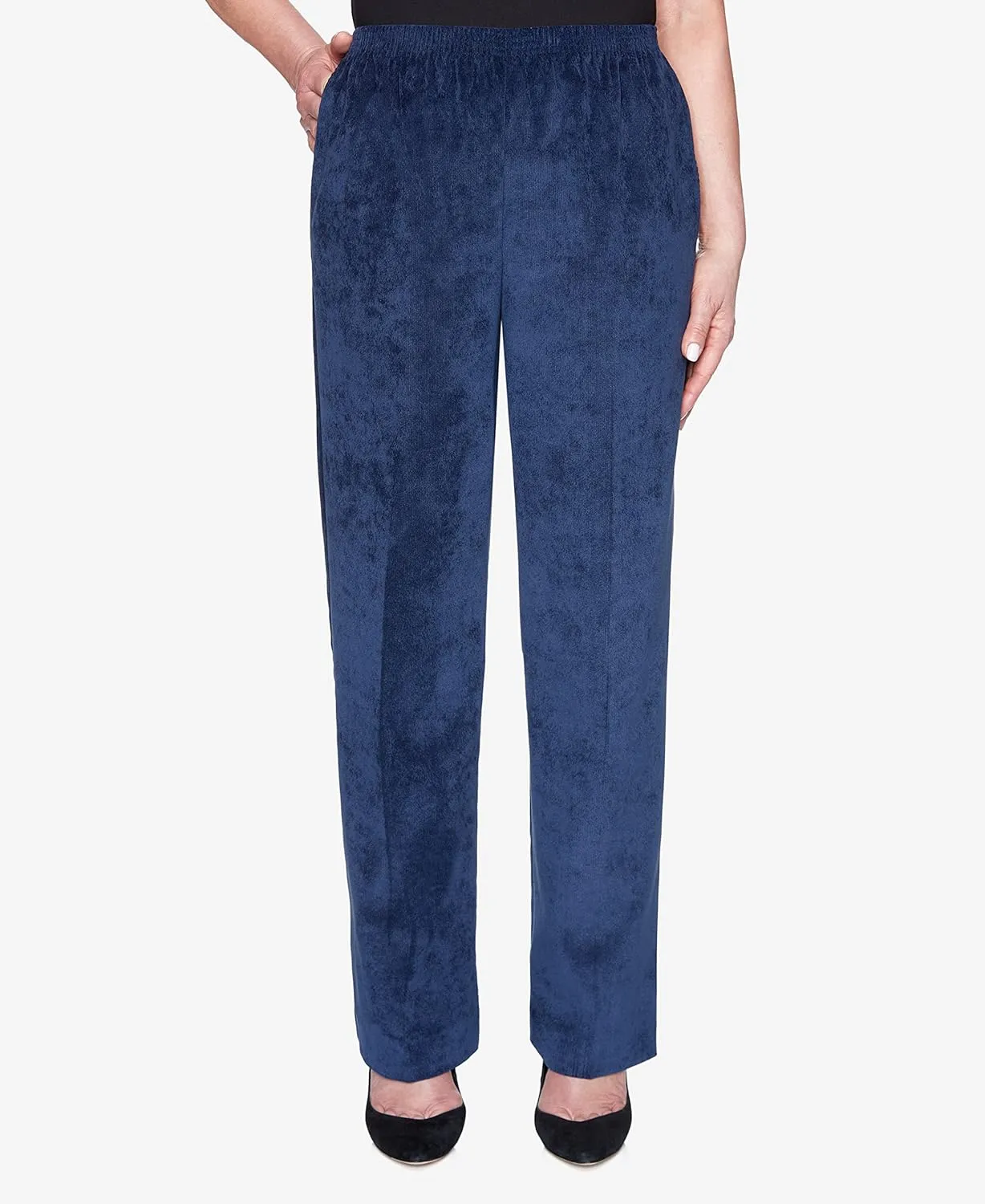 Alfred Dunner Petite Women's Classic Corduroy Pull-On Average Length Pant