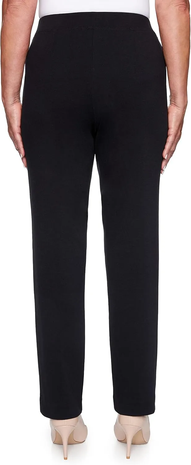 Alfred Dunner Women's Sateen Short Length Pant