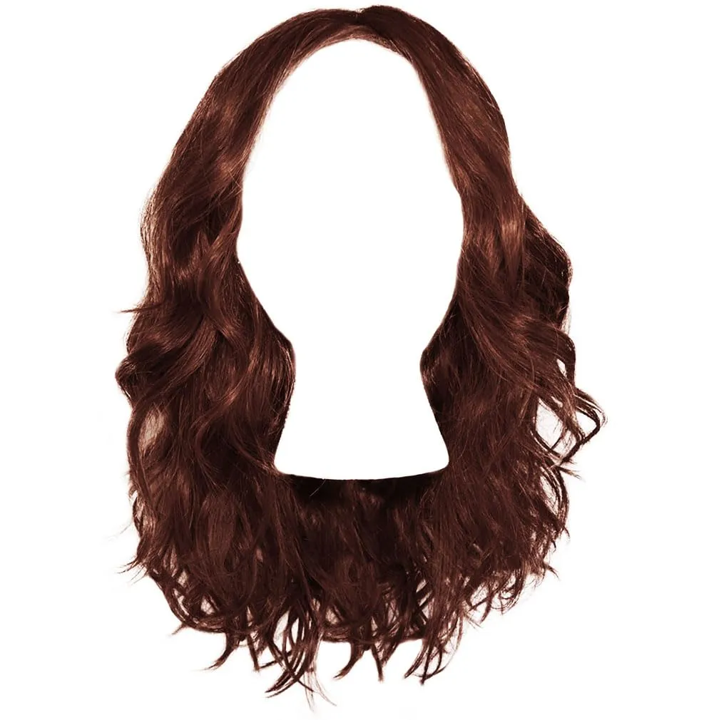 Alluring Locks Wig With Long Layered Waves by Hairuwear, Average Cap, GF132SS Sangria