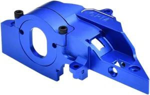 Aluminum 7075 Alloy Adjustable Gear Rotation Quick Release Motor Base for Traxxas 1:16 Mini Maxx 4WD 107154-1 / Mini XRT VXL-3S 108076-1 Monster Truck Upgrades - Blue