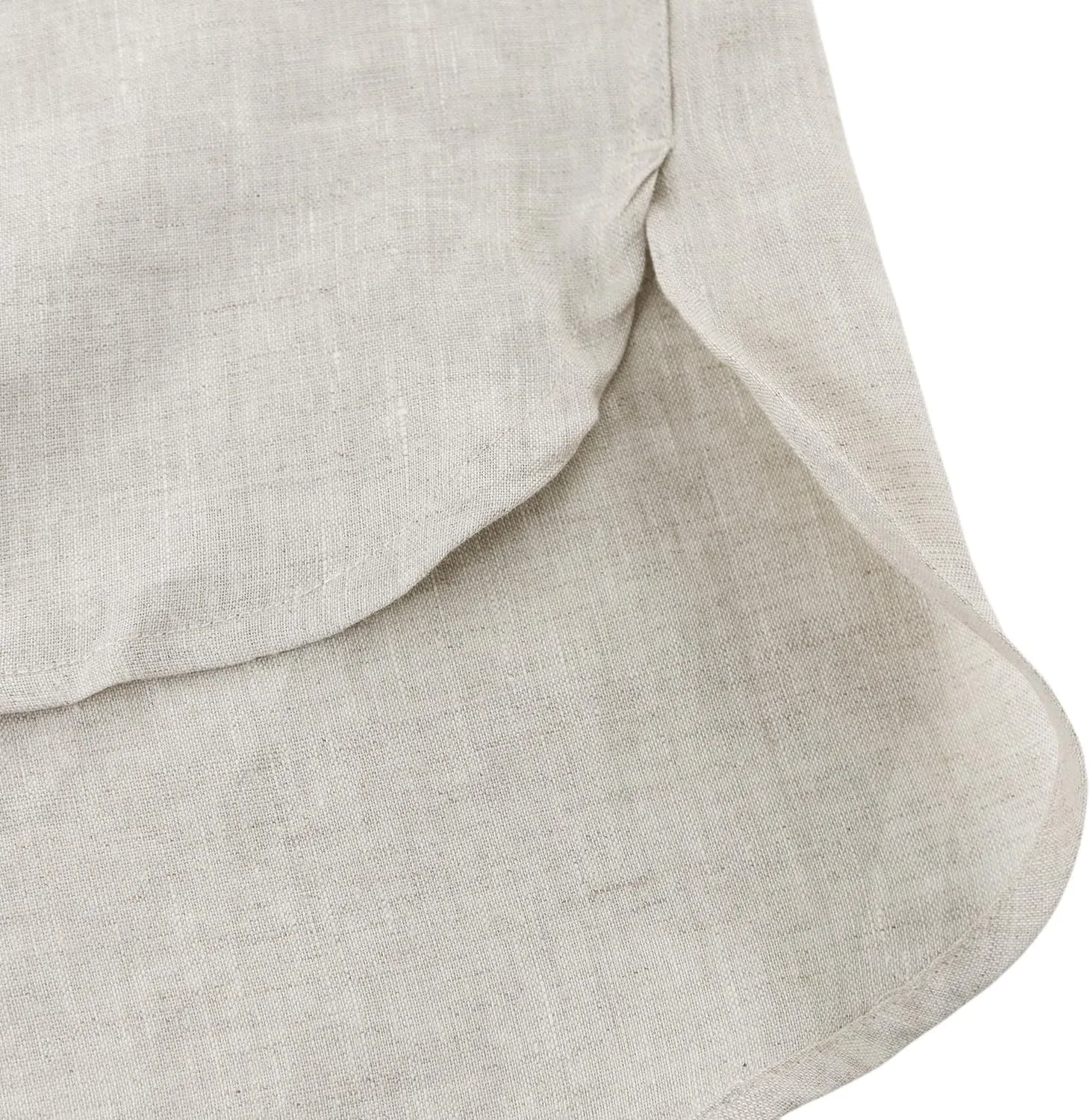 Amazhiyu Women' s Pure Linen Button Down Shirt Classic Long Sleeve Collared Tops