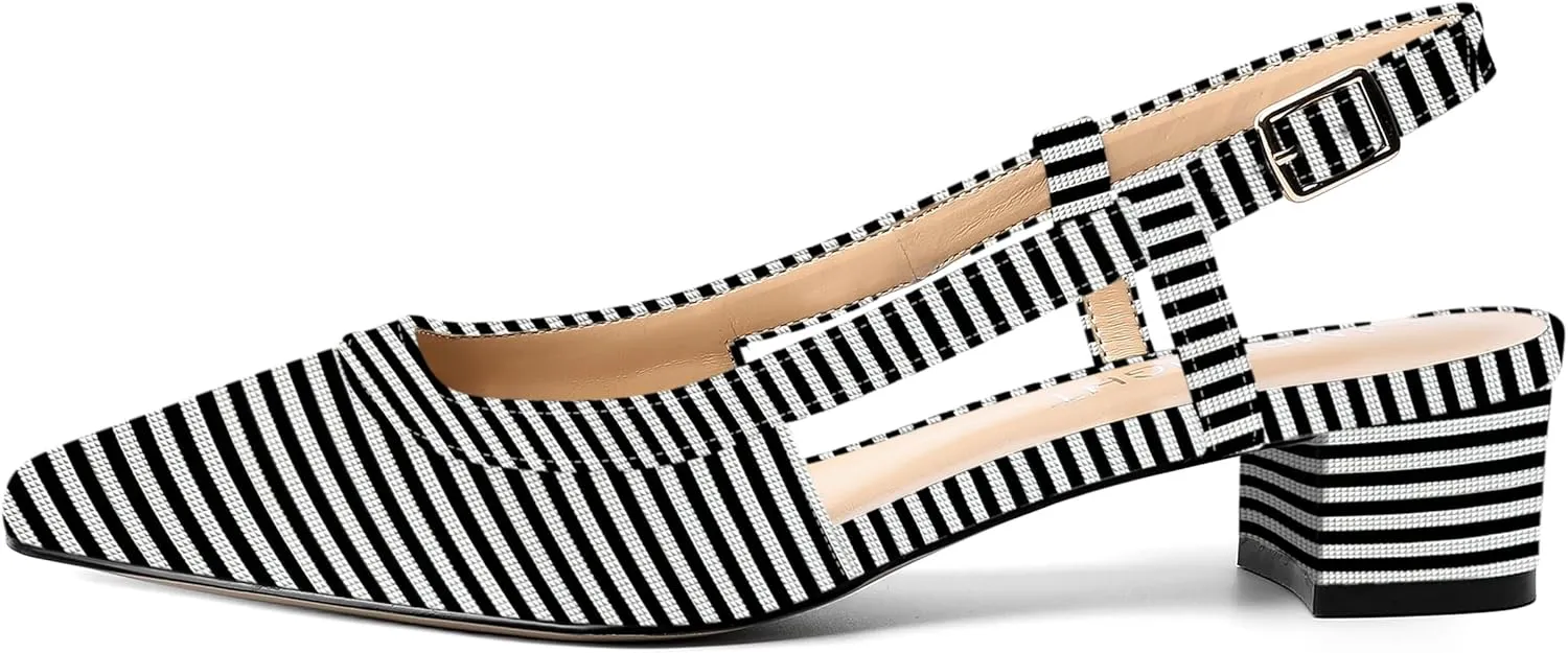 AMBELIGHT Womens Dating Patent Square Toe Buckle Adjustable Strap Sexy Block Low Heel Pumps Shoes 1.5 Inch