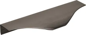 Amerock | Cabinet Edge Pull | Black Chrome | 4-9/16 inch (116 mm) Center to Center | Aloft | 1 Pack | Drawer Pull | Drawer Handle | Cabinet Hardware