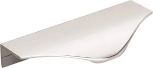 Amerock | Cabinet Edge Pull | Polished Chrome | 4-3/16 inch (106 mm) Center to Center | Aloft | 1 Pack | Drawer Pull | Drawer Handle | Cabinet Hardware