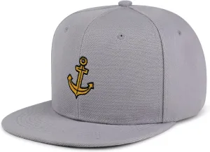 Anchor Hip-Hop Snapback Hat Embroidered Baseball Cap Boat Pirate