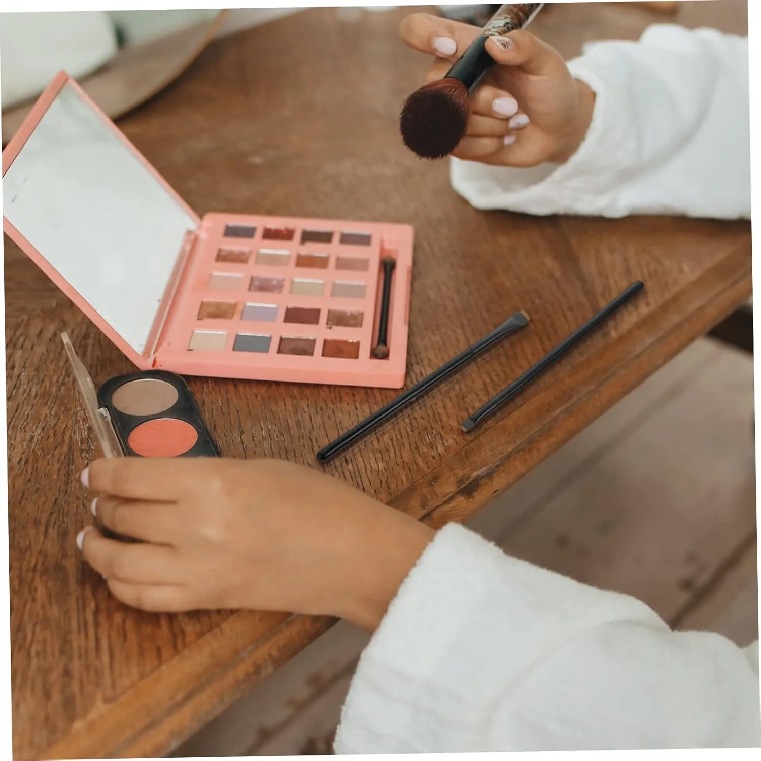Angoily 12pcs Eyeliner Brush Eye Makeup Tools for Application Includes and Flat Brushes for Professionals and Enthusiasts