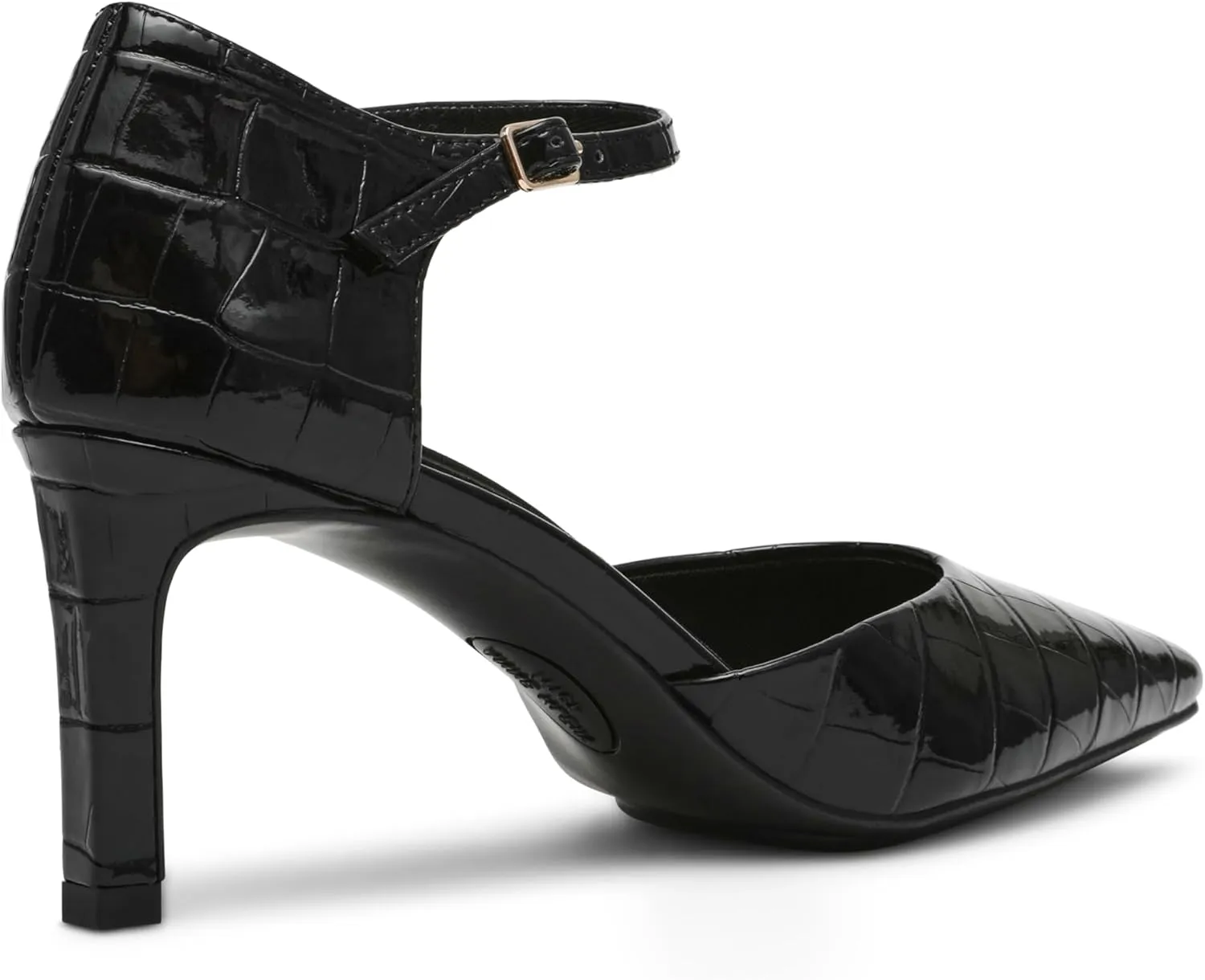 Anne Klein Womens Rosalind Adjustable Patent Ankle Strap