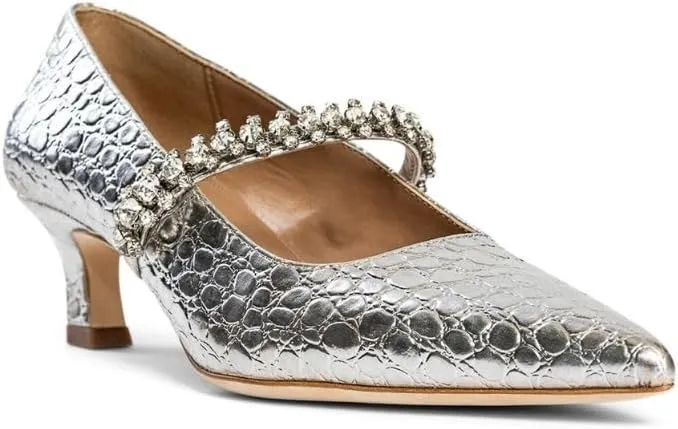 Antonella Embossed Patent Leather pump for Women, Girls