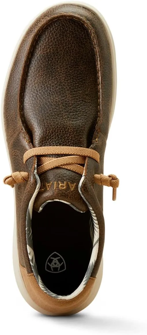 ARIAT Mens Hilo Washed Grey Denim Casual Shoe