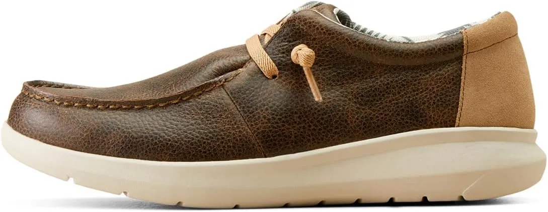 ARIAT Mens Hilo Washed Grey Denim Casual Shoe