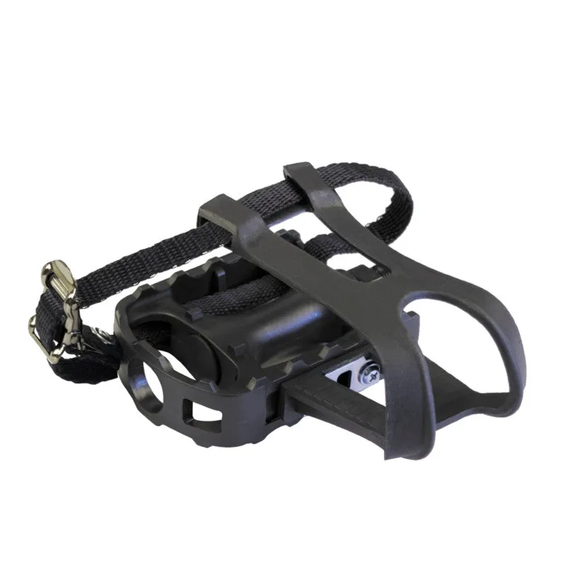 Azur Grip  Pedals with Toe Clips
