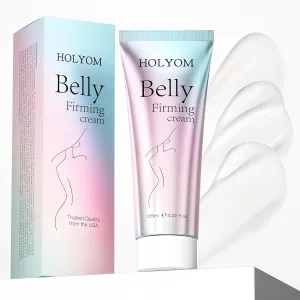 B Flat Belly Firming Cream - Moisturizing, Firming for Stomach, Thighs, Body Lotion for Women and Men 4.2 Fl Oz