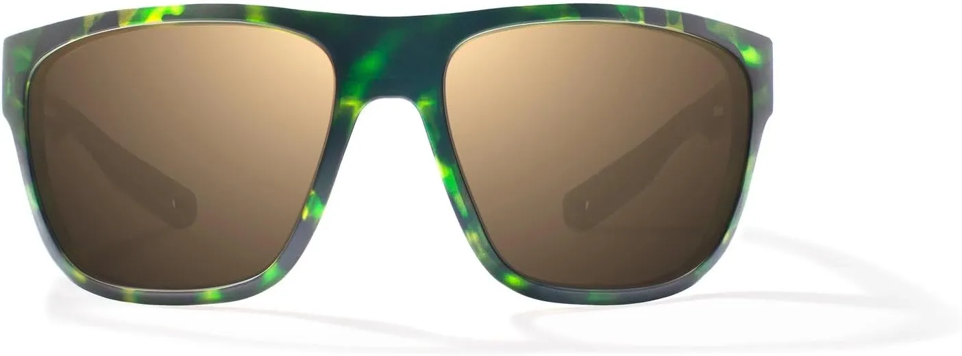 Bajio Las Rocas Polarized Sunglasses – XL Full-Wrap Frame for Maximum Coverage – Ergo Rubber Nose & Temples, Side Ventilation