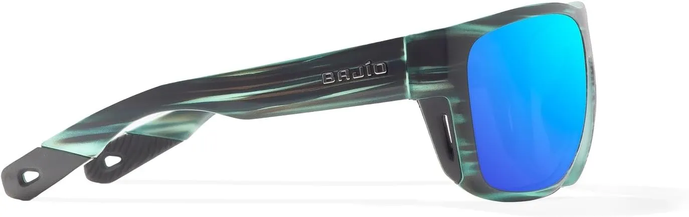 Bajio Las Rocas Polarized Sunglasses – XL Full-Wrap Frame for Maximum Coverage – Ergo Rubber Nose & Temples, Side Ventilation