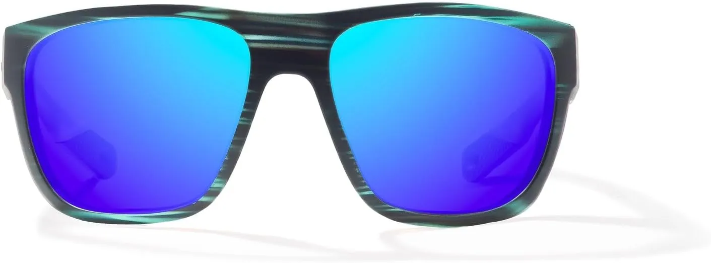 Bajio Las Rocas Polarized Sunglasses – XL Full-Wrap Frame for Maximum Coverage – Ergo Rubber Nose & Temples, Side Ventilation