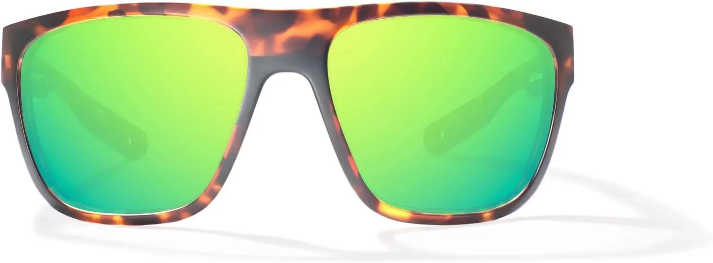 Bajio Las Rocas Polarized Sunglasses – XL Full-Wrap Frame for Maximum Coverage – Ergo Rubber Nose & Temples, Side Ventilation