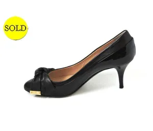 Ballin Leather Bow Pump Size 36 It (6 Us)