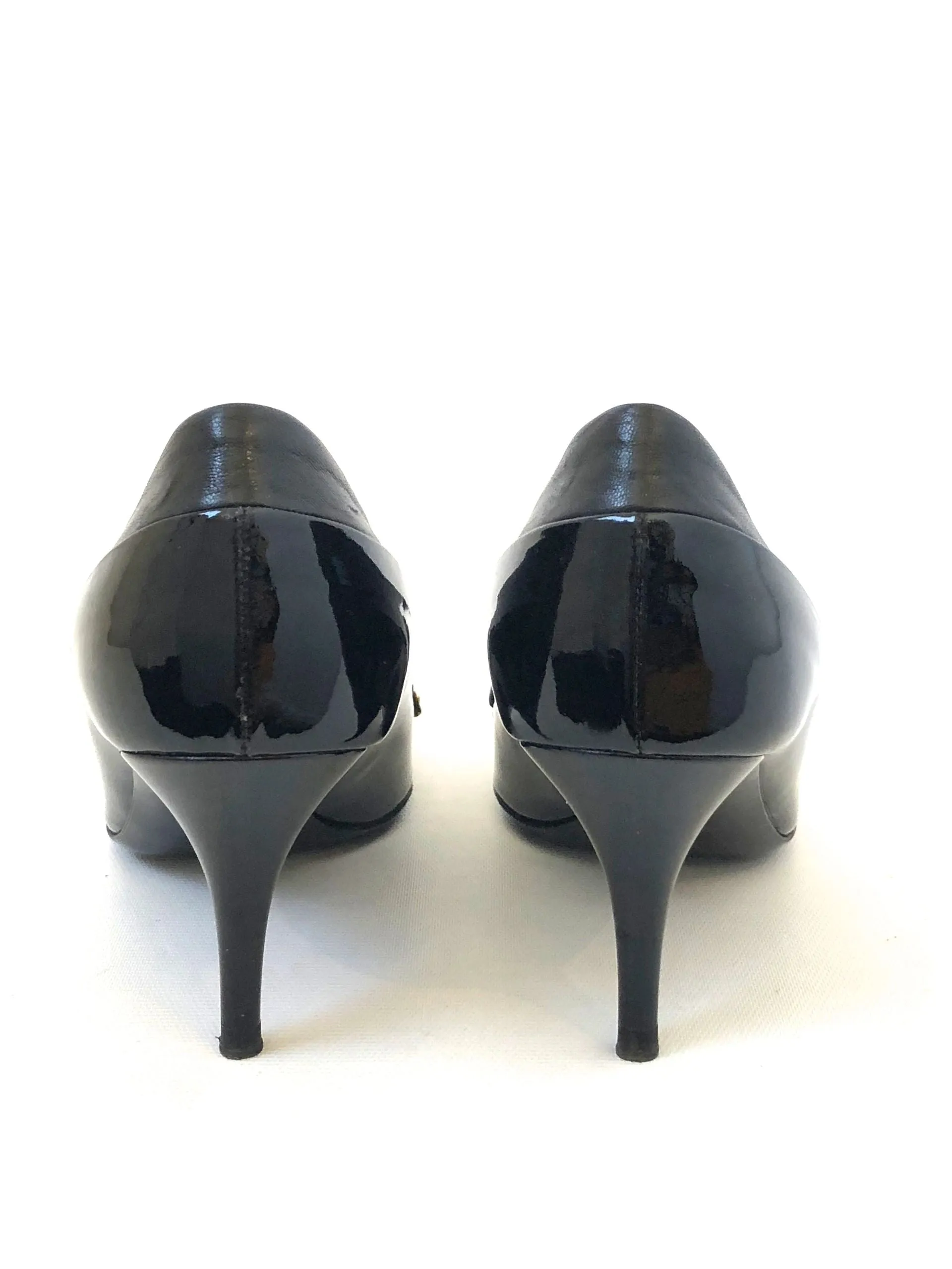 Ballin Leather Bow Pump Size 36 It (6 Us)
