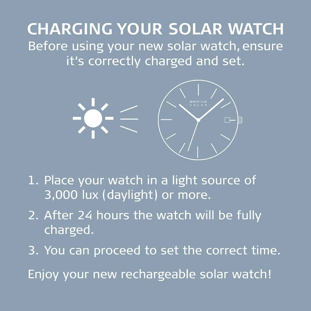 BERING Men's Watch Solar Movement - Solar Collection with Stainless Steel and Sapphire Glass 14440-XXX Wristwatches