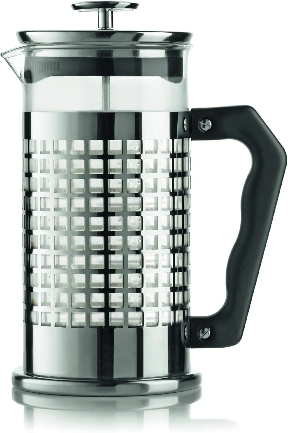 Bialetti, 06708, Trendy Stainless Steel Coffee Press , 8 cups , 34 oz , tea, coffee, coldbrew, silver