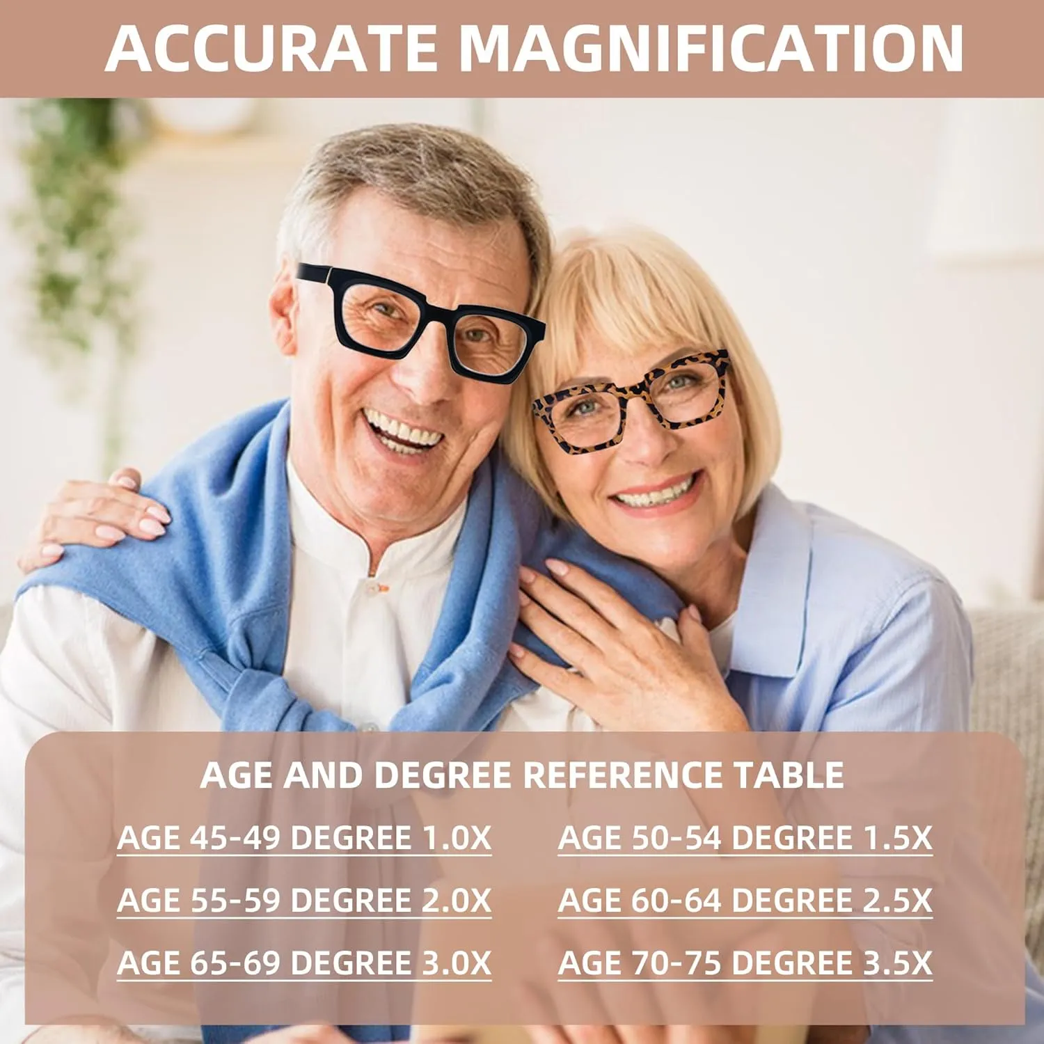 Bifocal Reading Glasses for Women Oversized Dual Focus Blue Light Readers Oprah No Line Clear Square Retro Eyewear