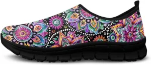 Binienty Women's Loafer Shoes Casual Ballet Flat Nurse Sneakers Comfy Slip-Ons Round Toe Footwear