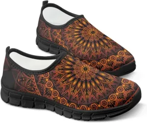 Binienty Womens Slip-on Shoes Lightweight No Laces Sneakers Arch Support Loafer Walking Shoes for Work Casual Daily