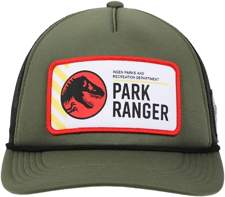 Bioworld Jurassic Park Park Ranger Badge Trucker Hat