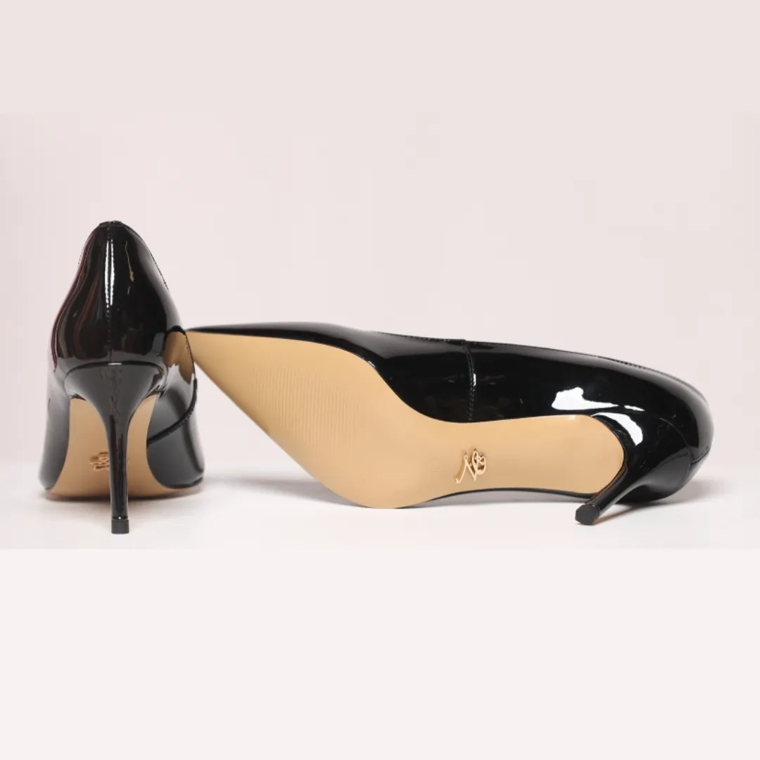 Black Tiffany Patent Leather Pump