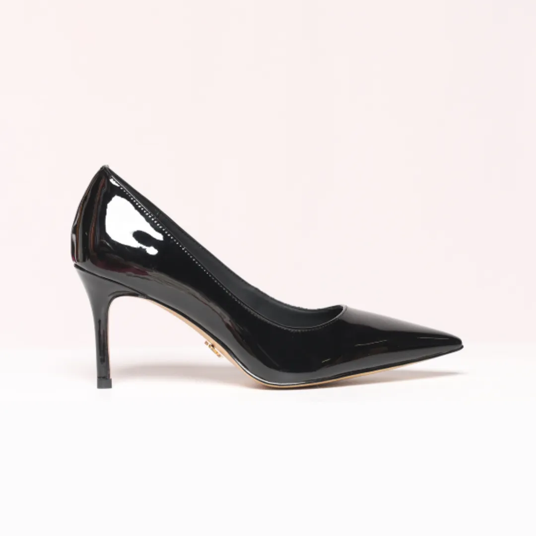 Black Tiffany Patent Leather Pump